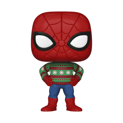 Spider-Man Père Noël 1136  Spiderman Marvel POP! SANTA SPIDER-MAN – le  Comptoir du Geek