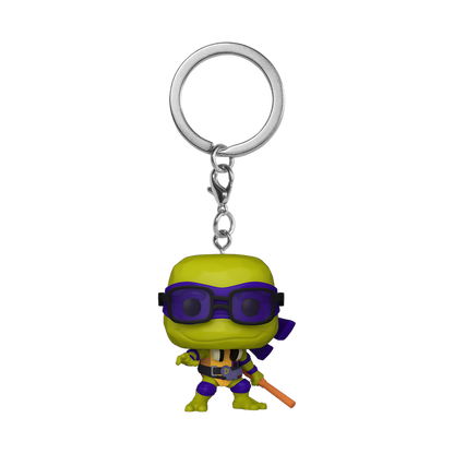 Donatello - mutant mayhem - pop! Eochairlchain
