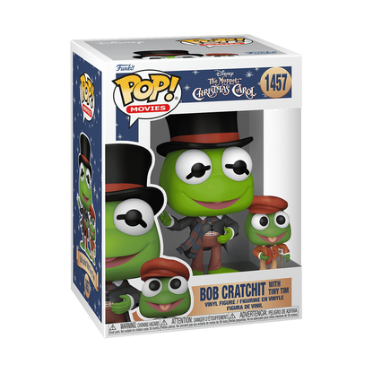 pop buddy bob cratchit with tiny tim 1457
