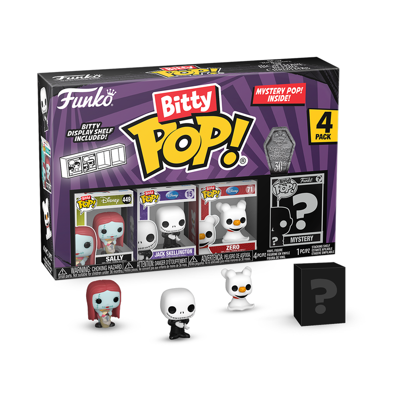 bitty pop the nightmare before christmas 4 pack series 3