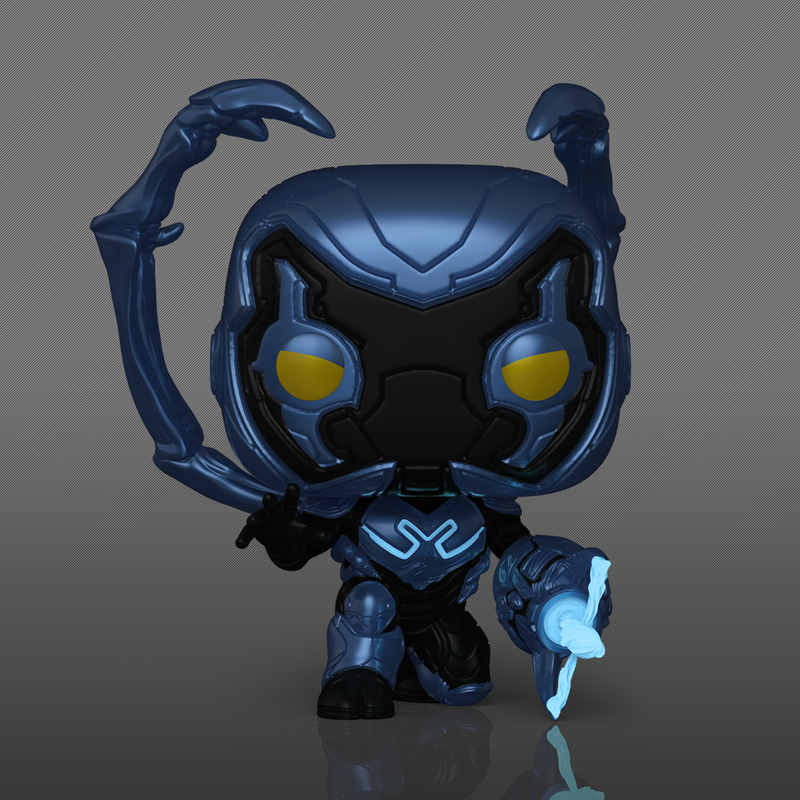 Blue Beetle Crouching Glow