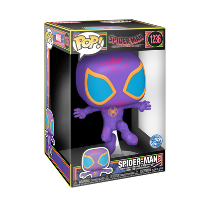 Pop! Jumbo Spider-Man (Miles Morales) (Black Light)