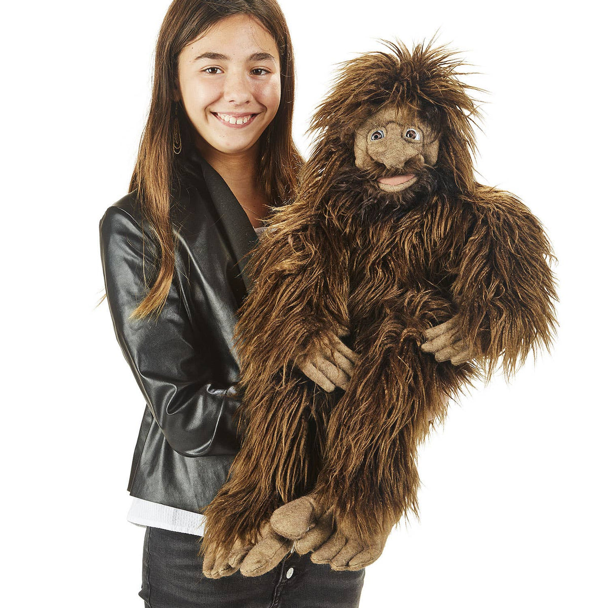 Marionnette à main Bigfoot 3180/ Sasquatch Folkmanis réaliste