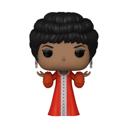Aretha Franklin (Robe Rouge)