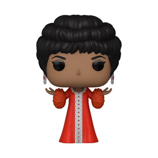 Aretha Franklin (Robe Rouge)