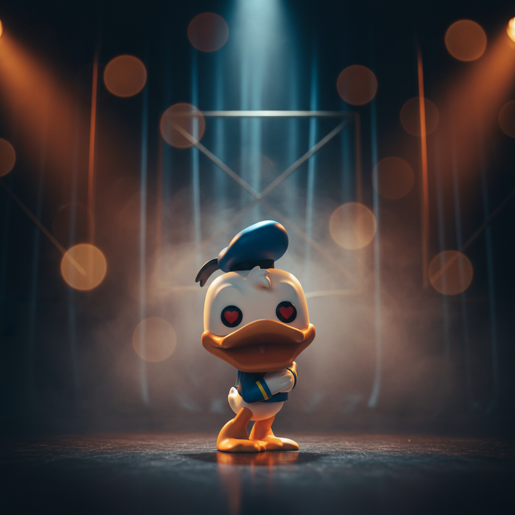Donald Duck (Yeux Coeurs)