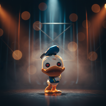 Donald Duck (Yeux Coeurs)
