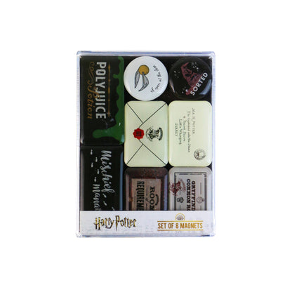 Ensemble de 8 aimants époxy Harry Potter - Artefacts de Poudlard
