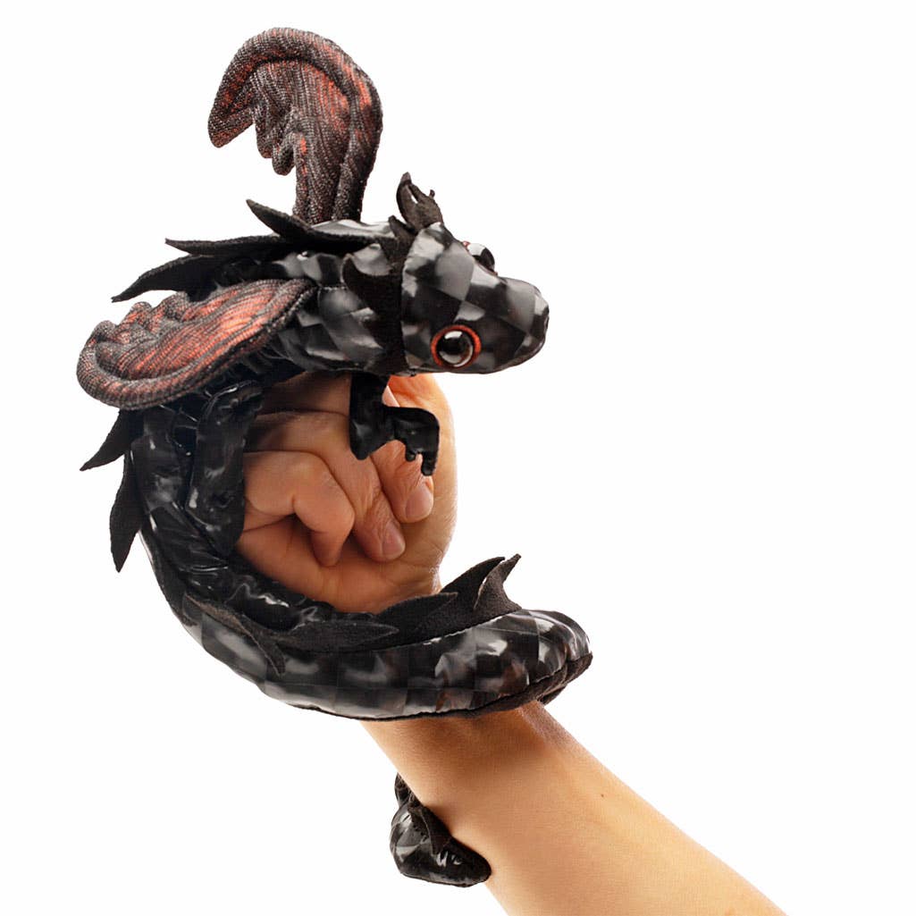 Marionnette à main Bracelet Dragon 3163/Dragon Wristled Folkmanis réaliste
