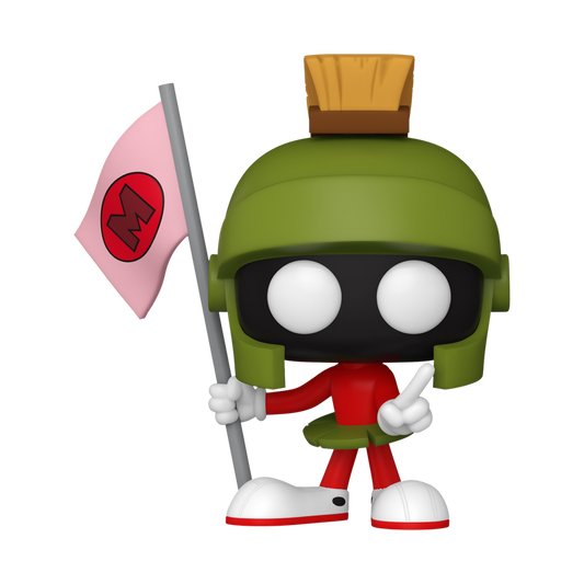 Pop! Marvin le Martien avec Drapeau Martien