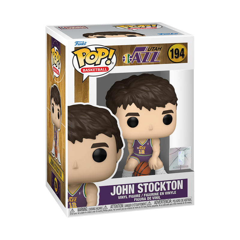 Pop! John Stockton avec Maillot Violet