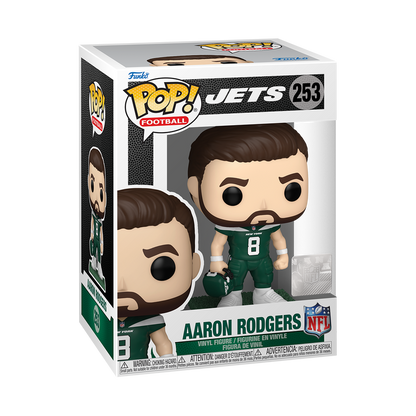 NFL: Legends POP! Sport-Vinylfigur Jets – Aaron Rodgers 9 cm