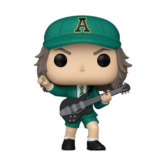 Pop! Angus Young en tenue verte - PRECOMMANDE*