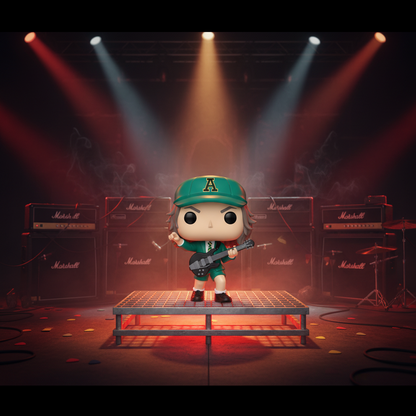Pop! Angus Young en tenue verte