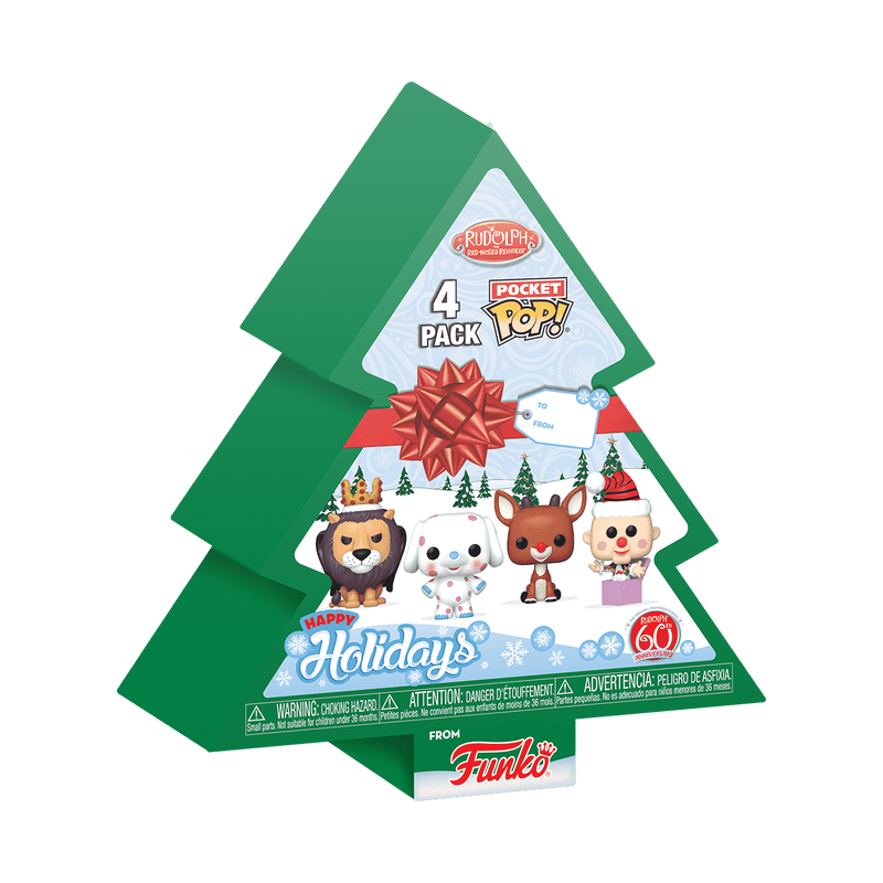 Pocket Pop! Holiday Rudolph the Red-Nosed Reindeer 4-Pack