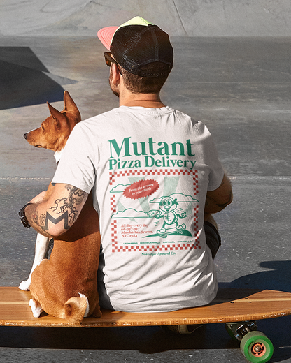 t shirt mutant pizza delivery nostalgic apparel