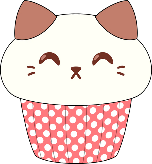 Peluche Kitty Cupcake