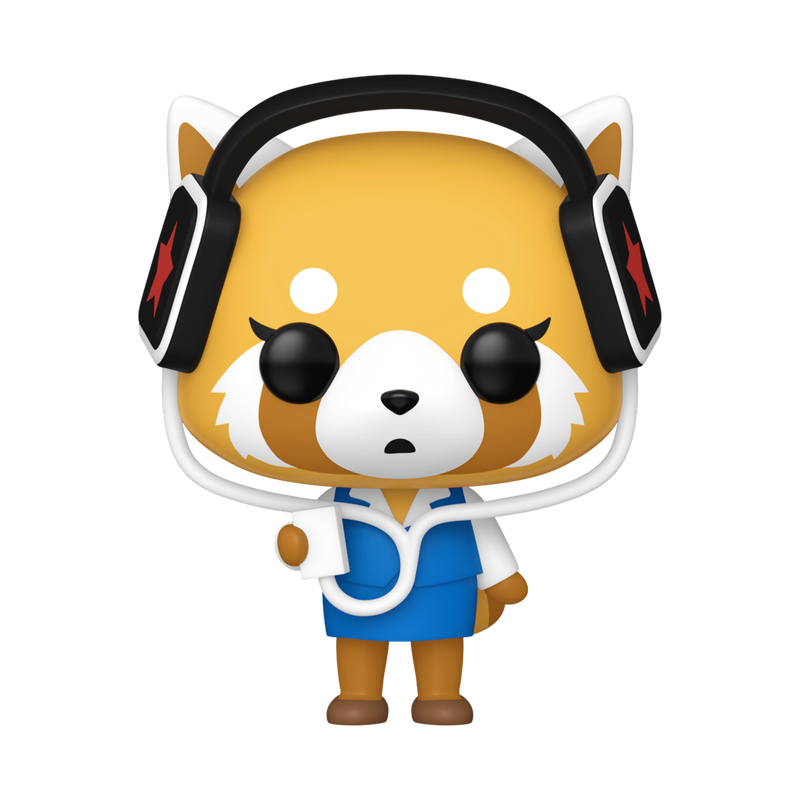 Pop! Aggretsuko met koptelefoon