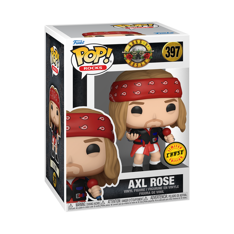 Pop! Axl Rose avec Bandana Rouge