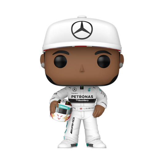 Lewis Hamilton mit Helm 