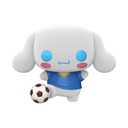 pop cinnamoroll with soccer ball flocked 86