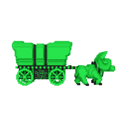 Pop! Rides Super Deluxe the Oregon Trail Oxen and Wagon (Green & Black)