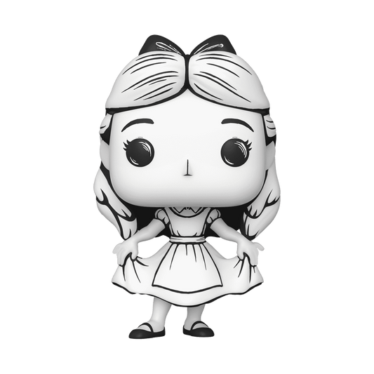 Pop! Alice (Curtsying) (Sketched)