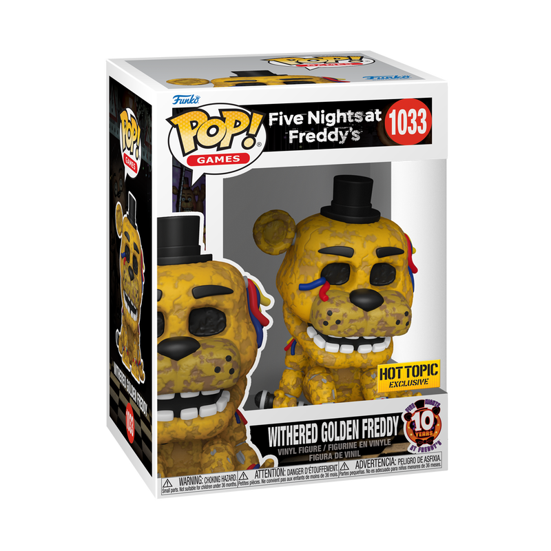 Pop! Verwelkter goldener Freddy 