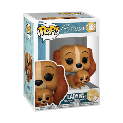 pop lady with puppy 1553