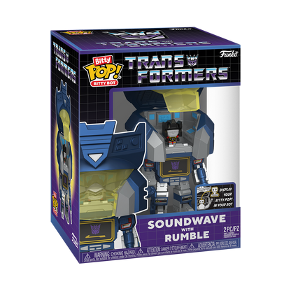Bitty Pop! Bot Soundwave avec Rumble