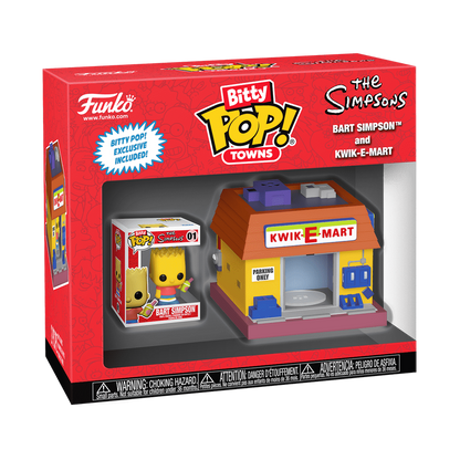 Bitty Pop! Towns Bart Simpson et Kwik-E-Mart