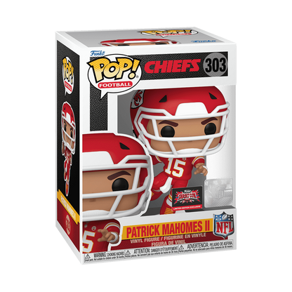pop patrick mahomes ii red and gold uniform 303