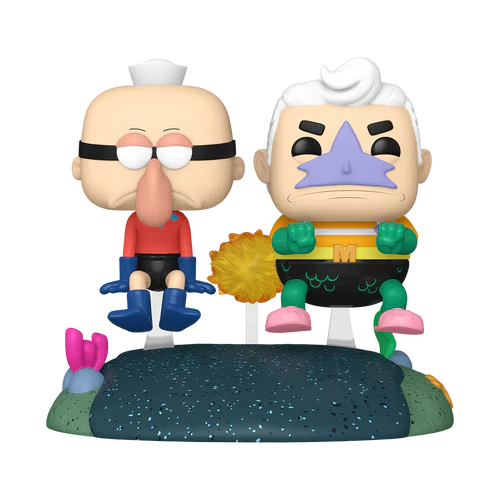 pop ride mermaidman and barnacleboy with the invisible boatmobile 126