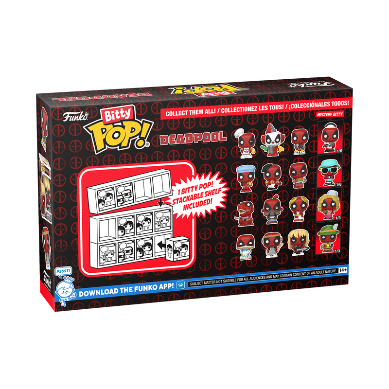 Bitty Pop! Deadpool 4-Pack Series 1