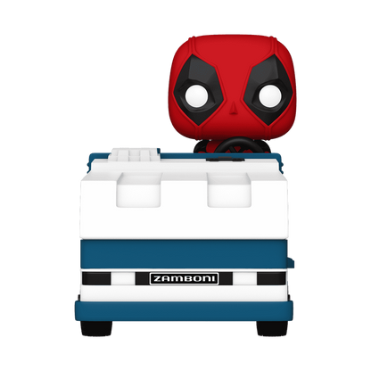 Pop! Rides Super Deluxe Deadpool sur une Zamboni Machine