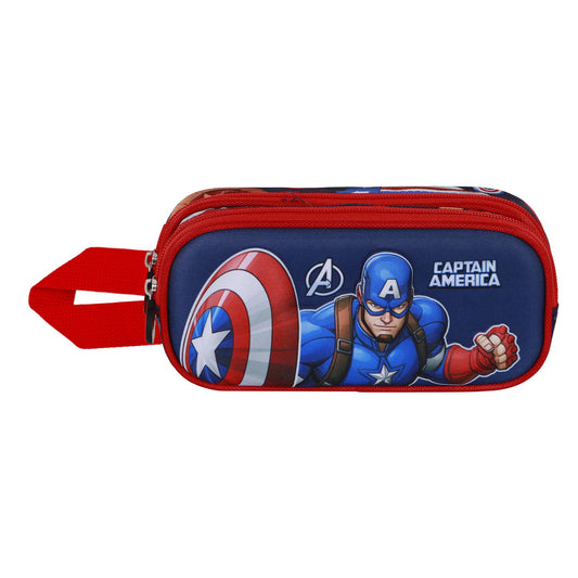 Marvel Captain America Patriot-Trousse 3D Double