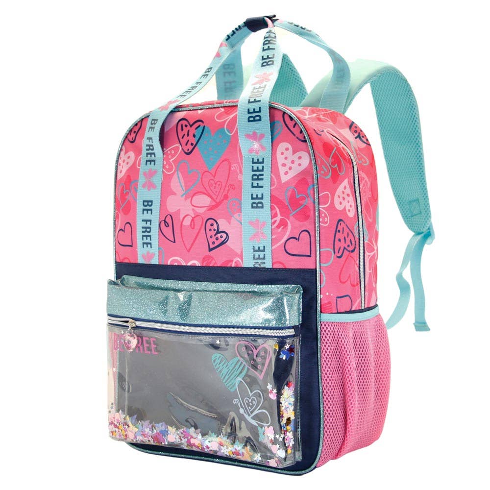 Oh My Pop! Be Free-Glitter Backpack