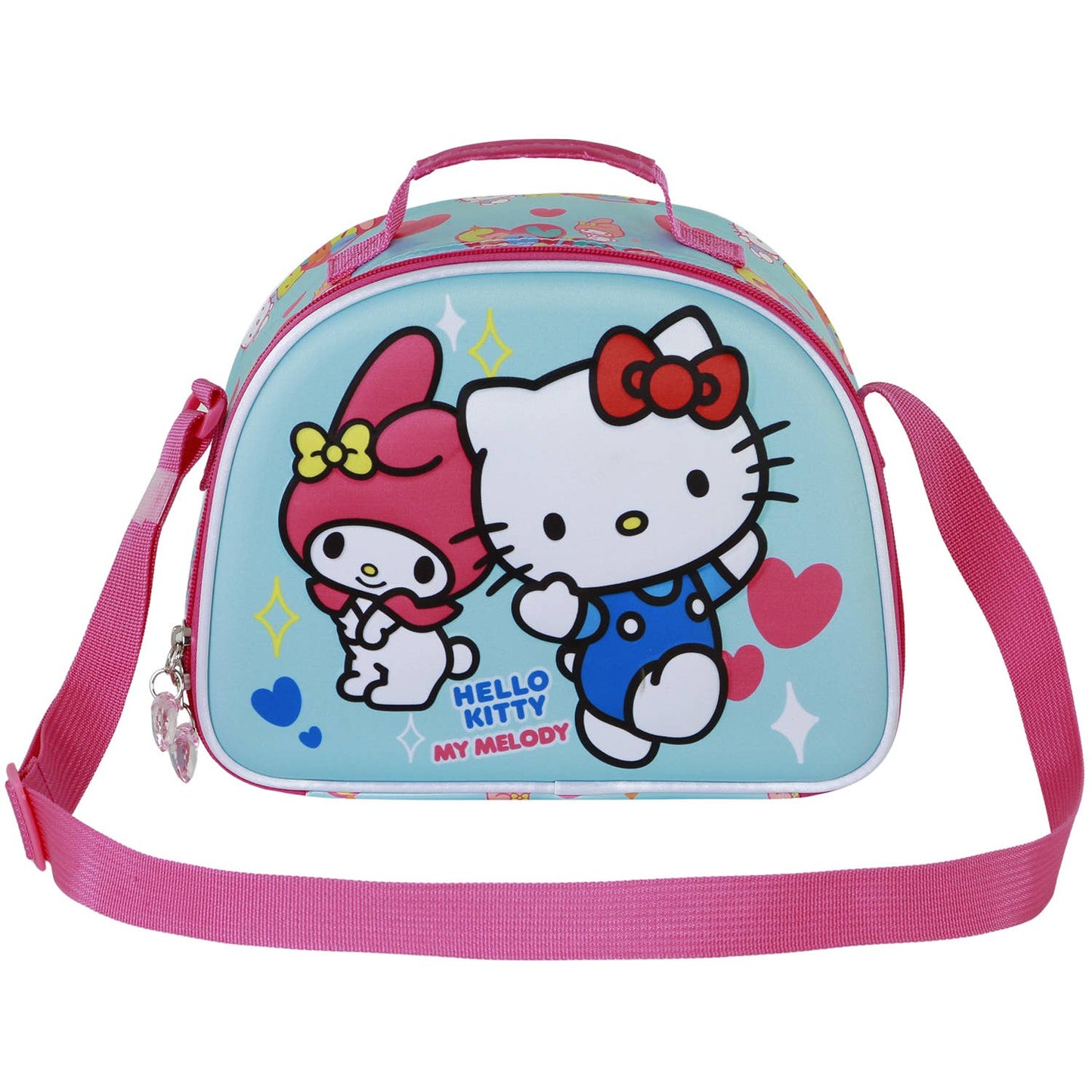Sac Repas 3D Hello Kitty « Friendship » – Bleu