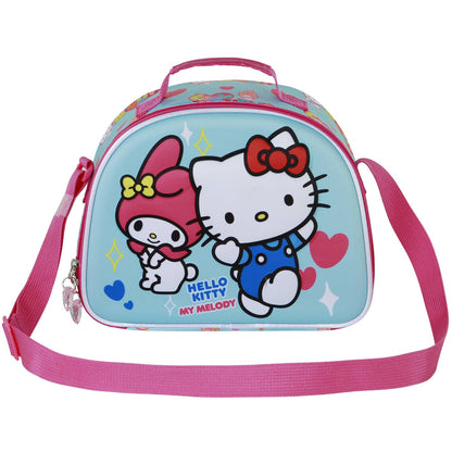 Sac Repas 3D Hello Kitty « Friendship » – Bleu