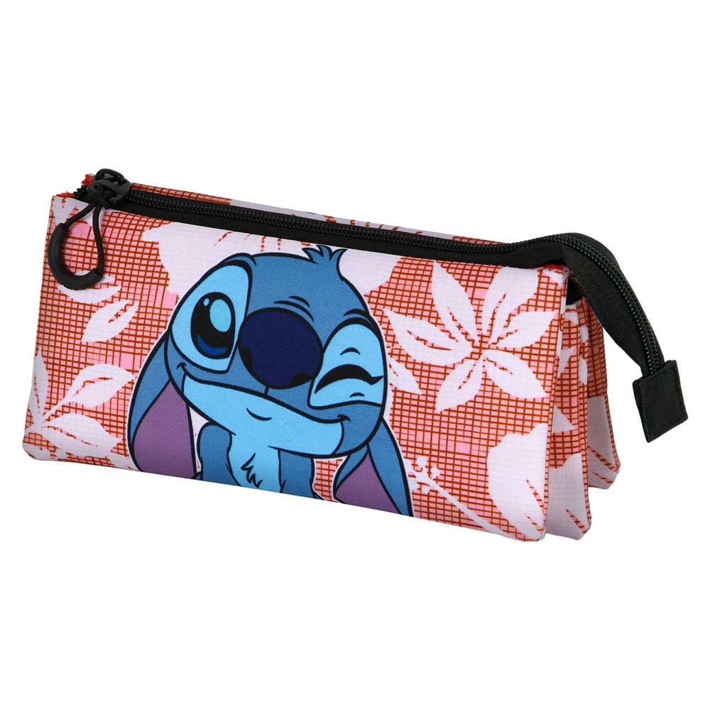 Trousse Triple FAN 2.0 Disney Lilo & Stitch « Maui » – Rose