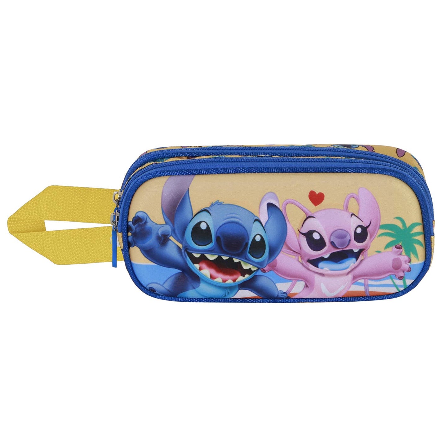Trousse 3D Double Disney Lilo & Stitch « Ocean » – Bleu