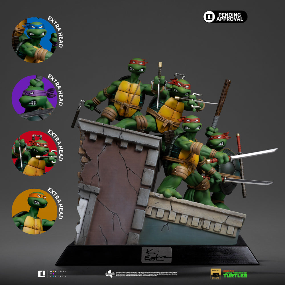Statue TMNT 1st Cover Set (Signed Version) - Teenage Mutant Ninja Turtles - Art Scale 1/10