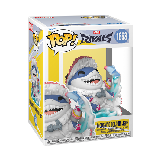 Funko Pop! Premium Incognito Dolphin Jeff Marvel Rivals #1653 - vue officielle 2