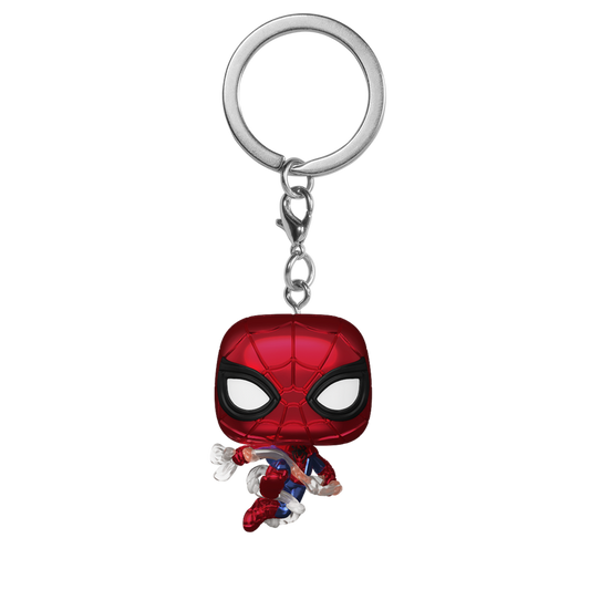Funko Pop! Keychain Spider-Man (Brand New Day) (Metallic) - vue officielle 1