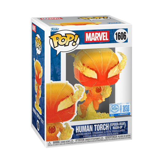 Pop! Human Torch (Spider-Man Mash-Up) #1606 - boîte