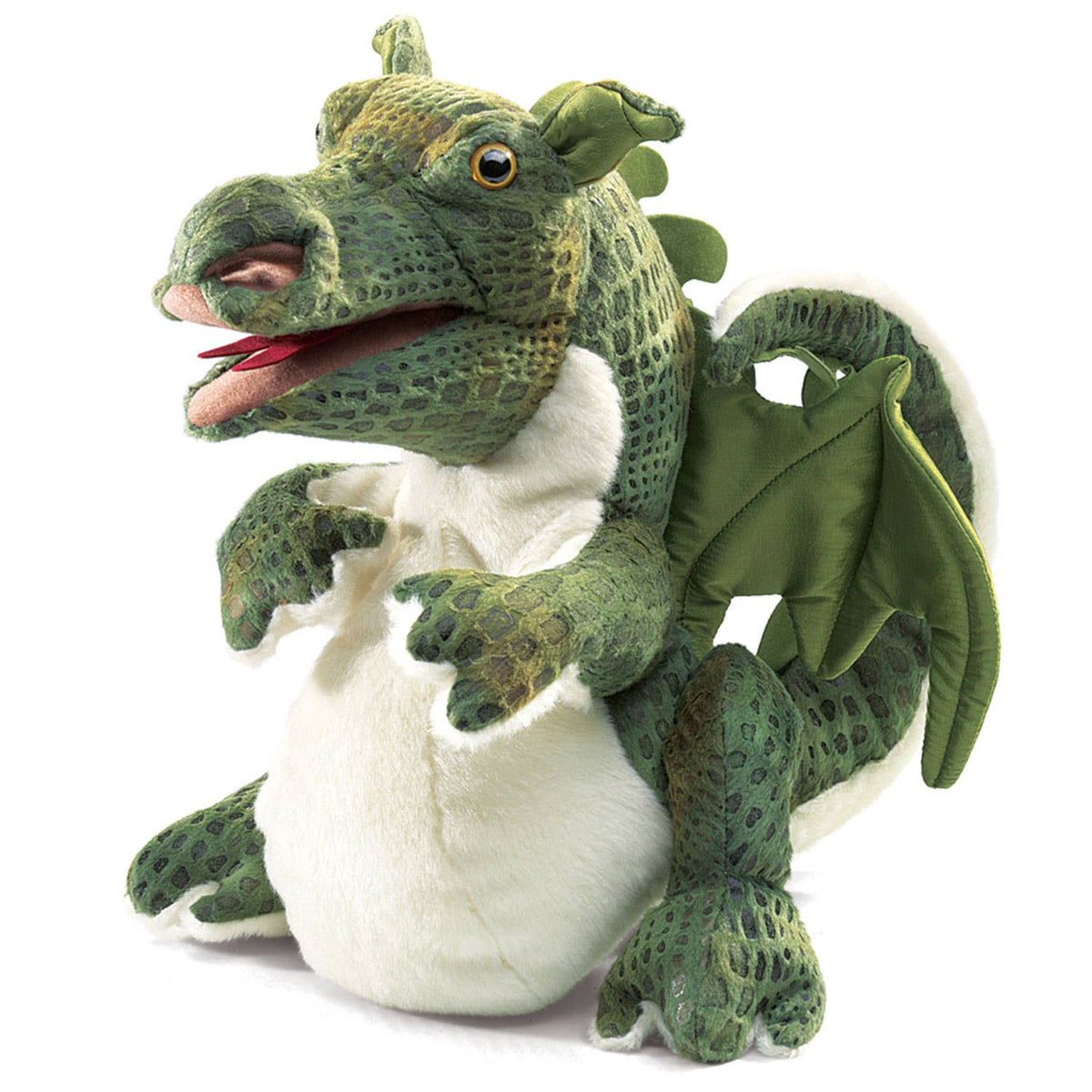 Marionnette à main Bébé Dragon Folkmanis réaliste