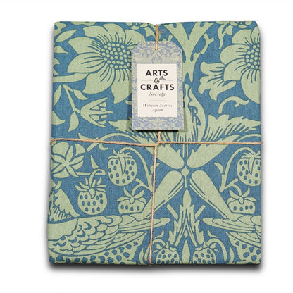 William Morris Apron - Recycled Cotton Sage Green