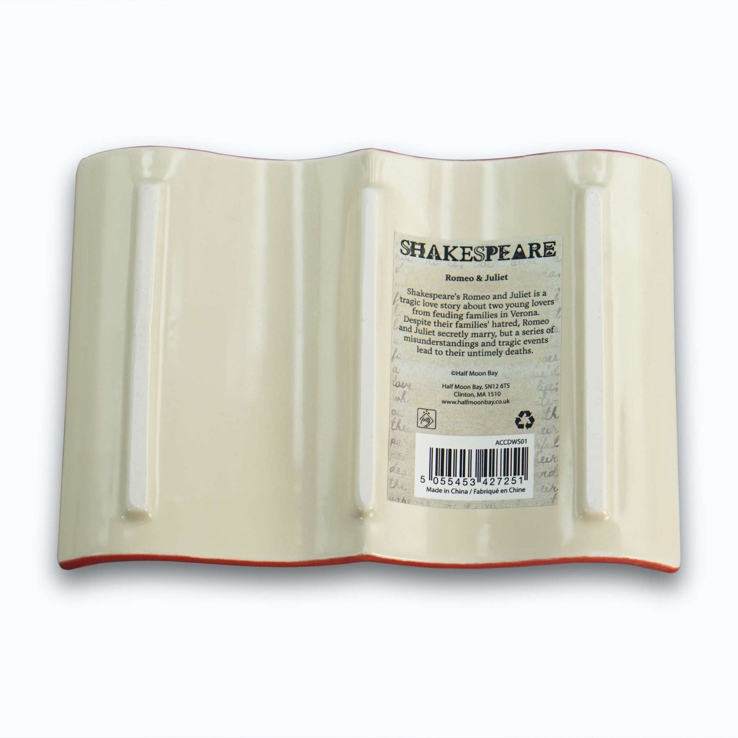 Coupelle Shakespeare - livre 15 cm