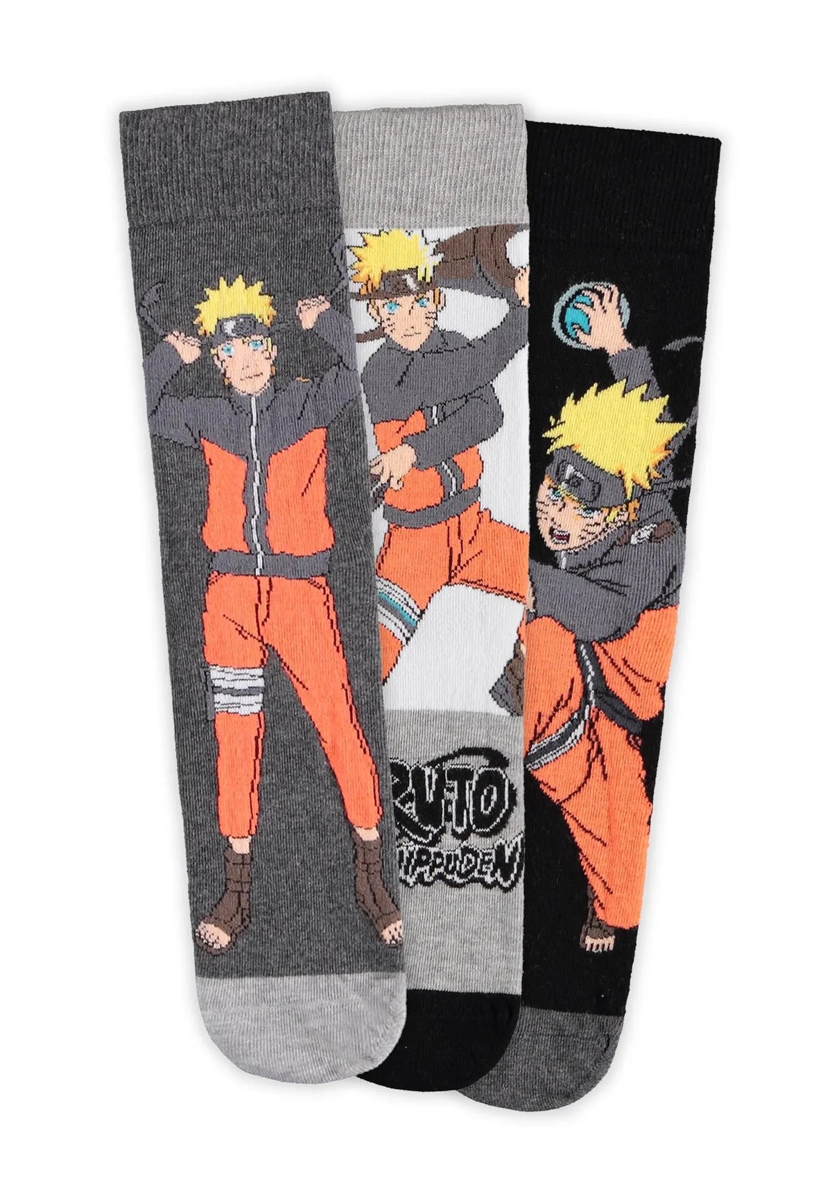 Pack de 3 Paires de Chaussettes Naruto Shippuden – vue 1