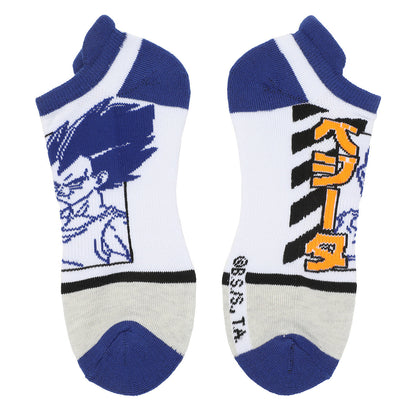 Chaussettes homme Dragon Ball - Z Goku personnage visuel & Kanji Symbols lot de 5 paires